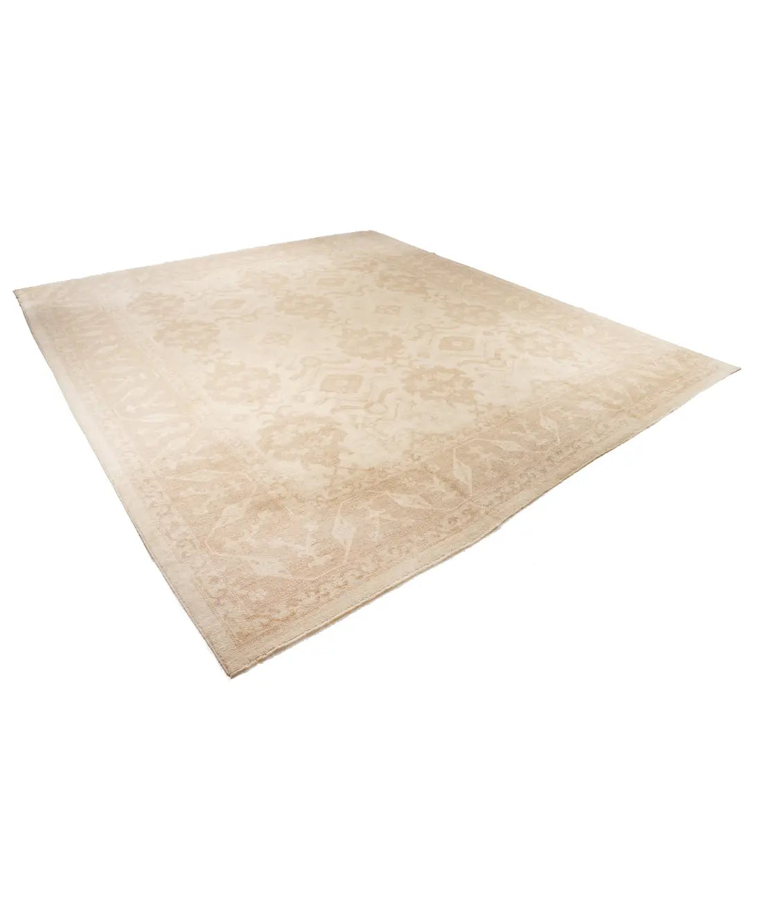 Hand Knotted Oushak Wool Rug - 12'0'' x 14'0'' Arteverk Arteverk Rugs