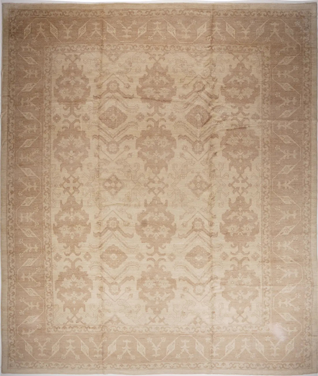 Hand Knotted Oushak Wool Rug - 12&#39;0&#39;&#39; x 14&#39;0&#39;&#39; Arteverk Arteverk Rugs