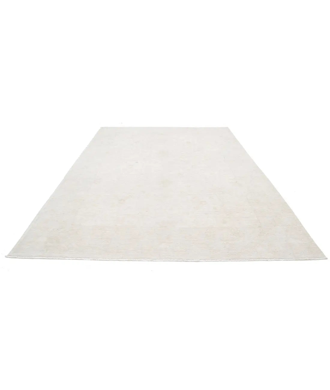 Hand Knotted Oushak Wool Rug - 8'5'' x 11'11''