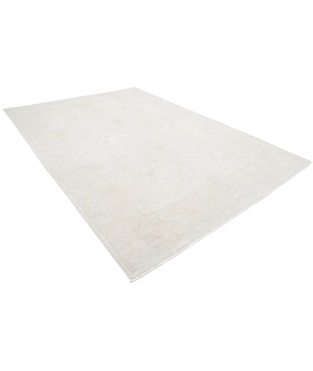 Hand Knotted Oushak Wool Rug - 8'5'' x 11'11''