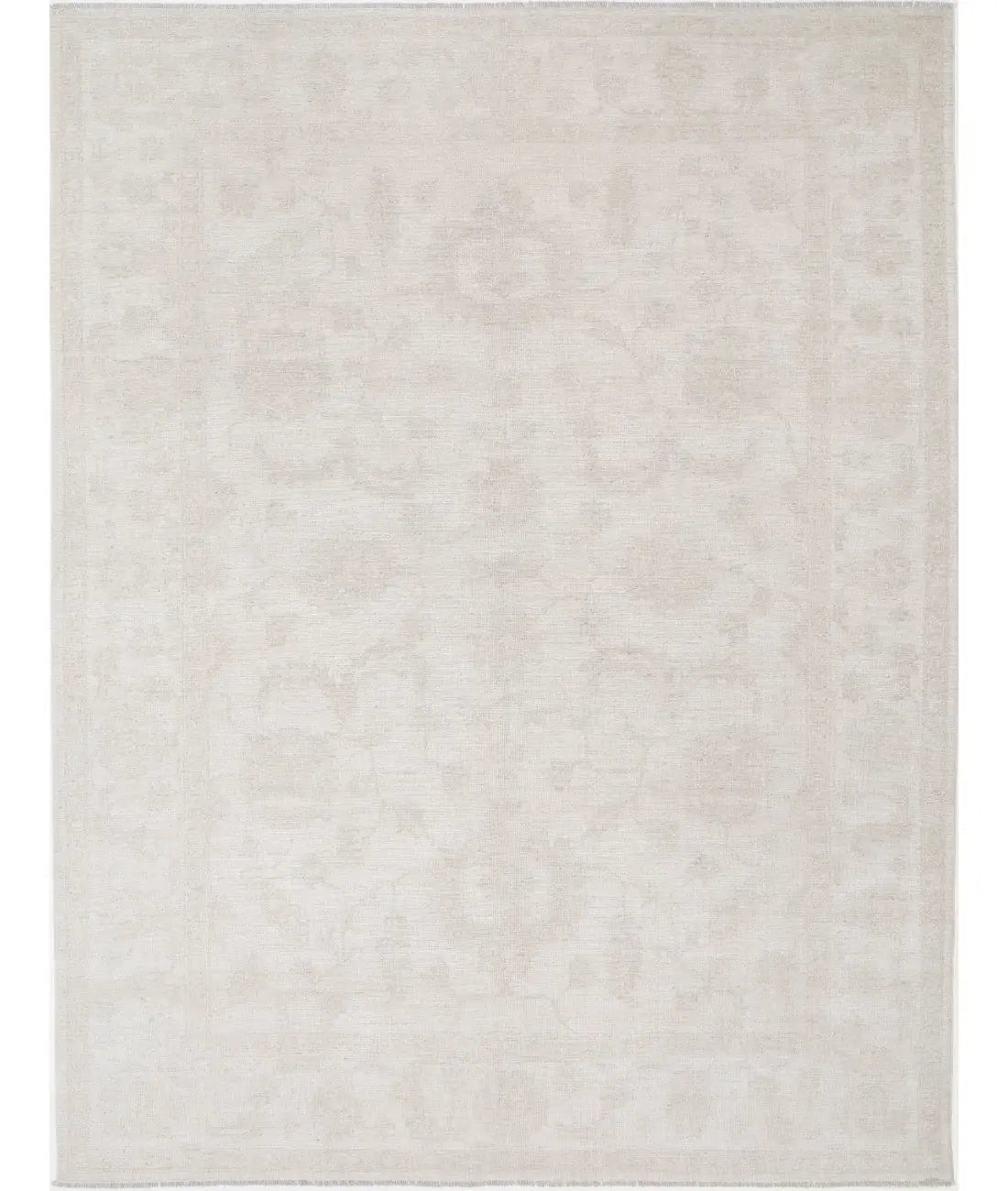 Hand Knotted Oushak Wool Rug - 8'9'' x 11'8'' Arteverk Arteverk Rugs