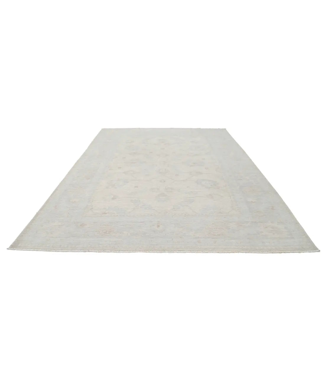 Hand Knotted Oushak Wool Rug - 9'1'' x 11'11'' Arteverk Arteverk Rugs