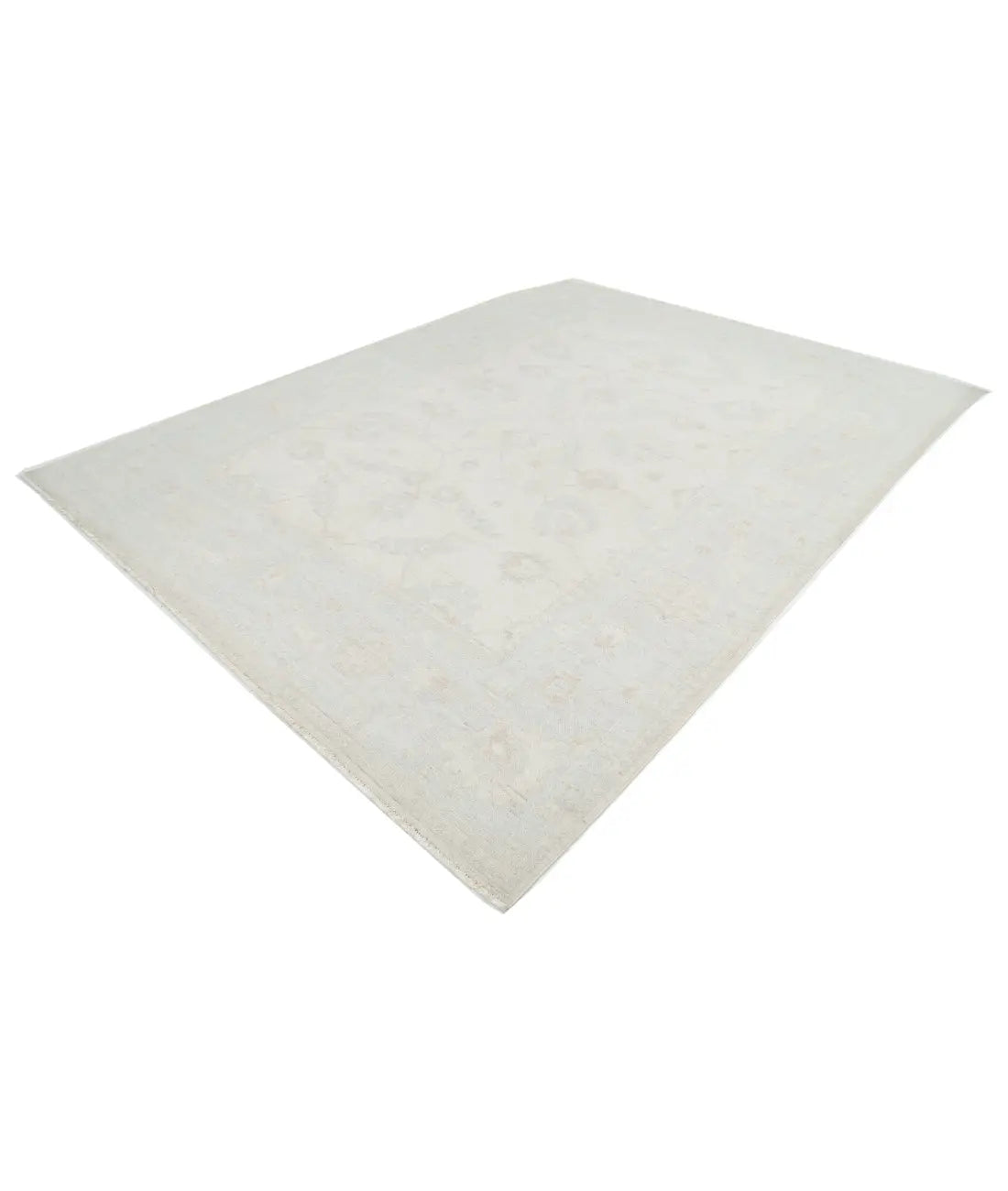 Hand Knotted Oushak Wool Rug - 9'1'' x 11'11'' Arteverk Arteverk Rugs