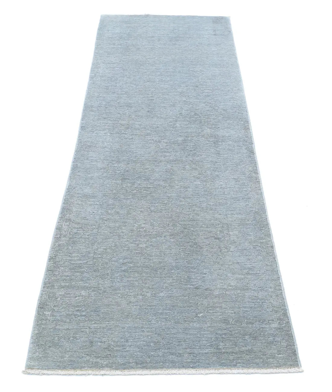 Hand Knotted Overdye Wool Rug - 2'3'' x 8'0''