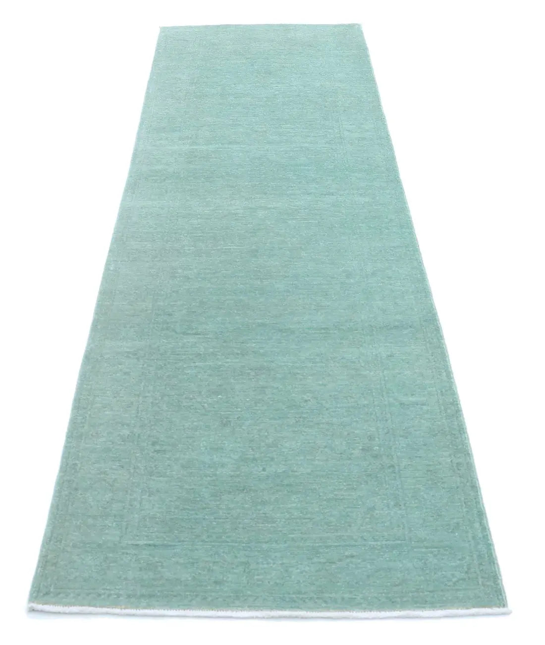 Hand Knotted Overdye Wool Rug - 2'8'' x 9'3'' - Arteverk Rugs Area rug