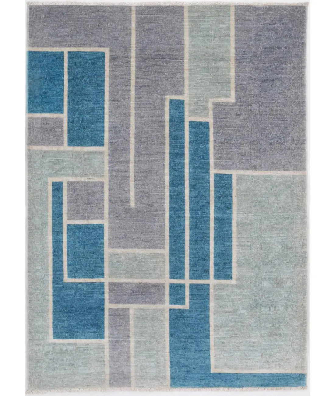 Hand Knotted Overdye Wool Rug - 2&#39;9&#39;&#39; x 3&#39;10&#39;&#39; - Arteverk Rugs Area rug