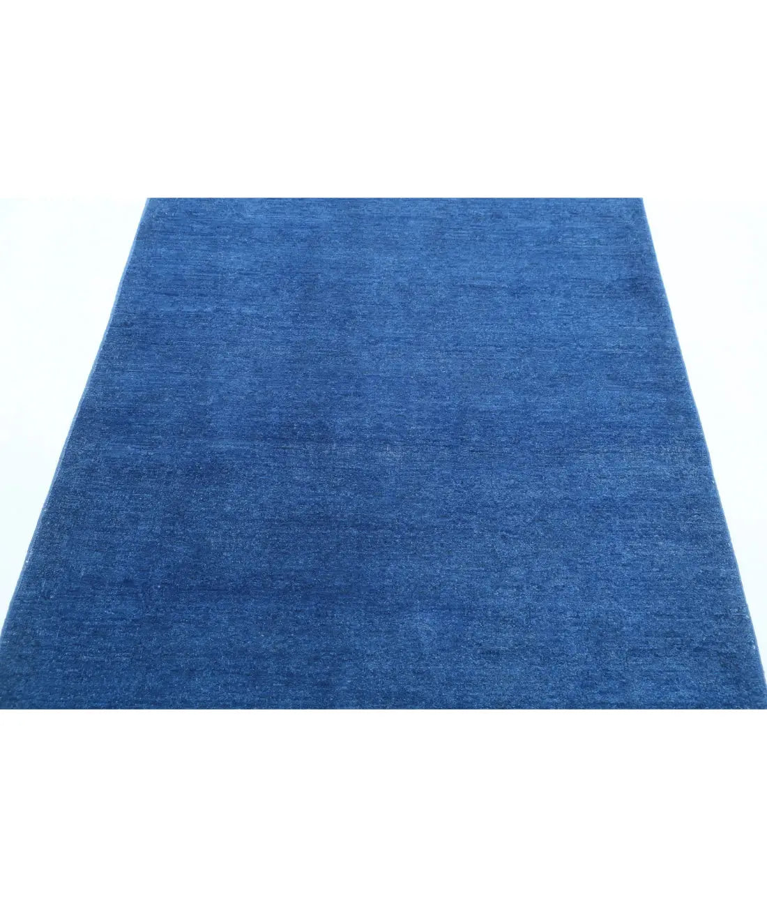 Hand Knotted Overdye Wool Rug - 3'11'' x 5'2''