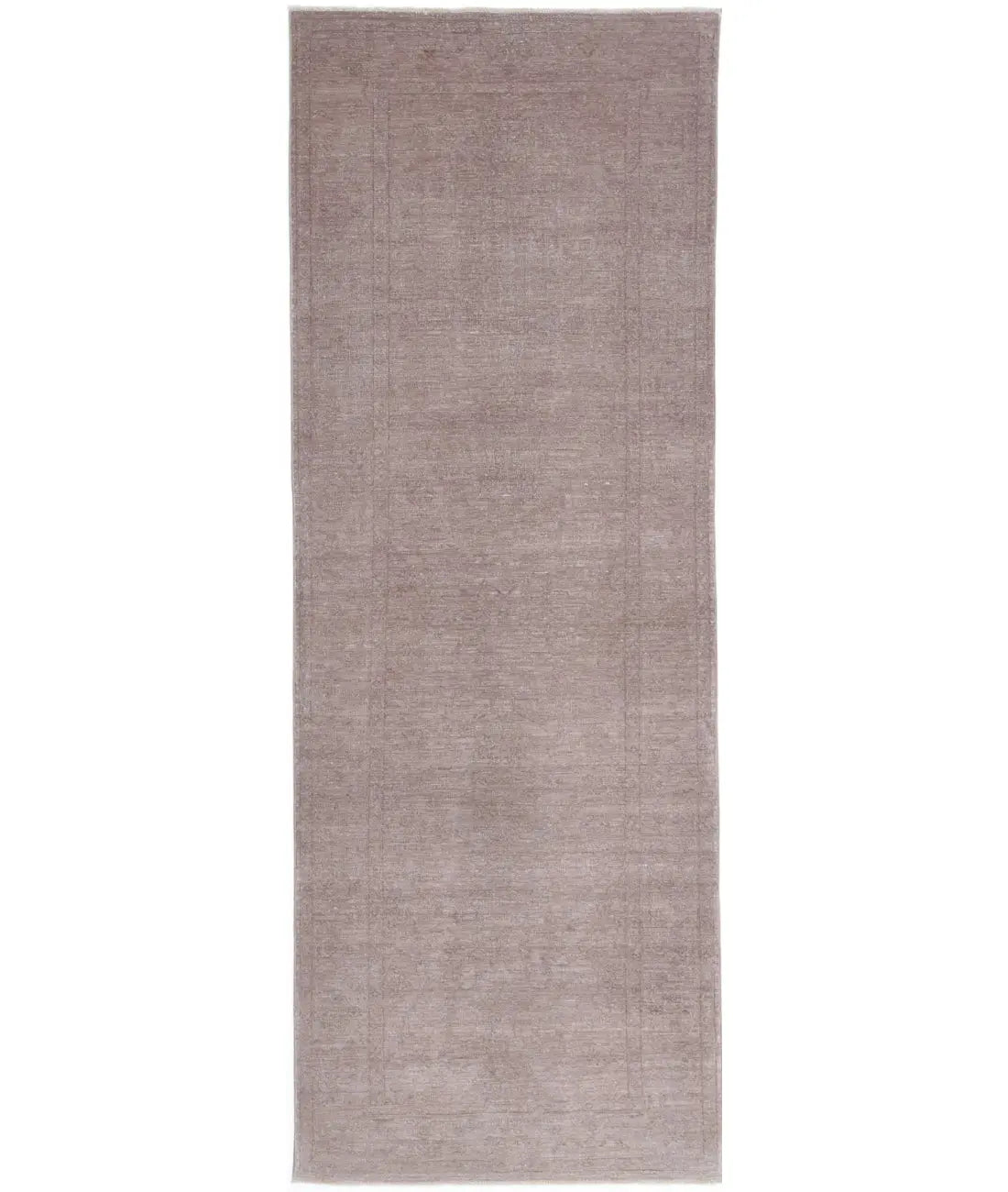 Hand Knotted Overdye Wool Rug - 3&#39;1&#39;&#39; x 9&#39;10&#39;&#39;