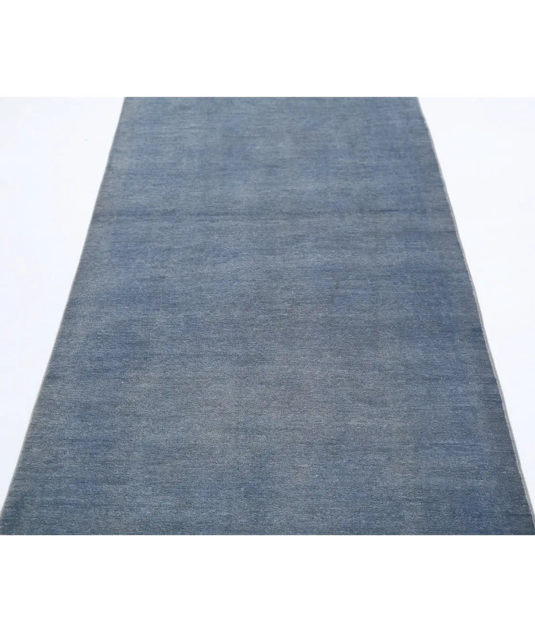 Hand Knotted Overdye Wool Rug - 3'1'' x 9'6''