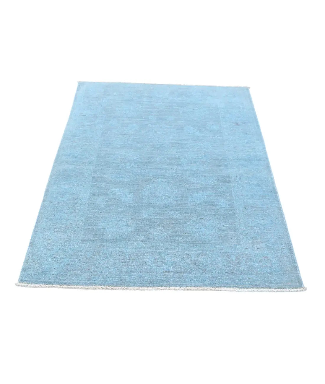 Hand Knotted Overdye Wool Rug - 3'2'' x 4'7'' - Arteverk Rugs Area rug