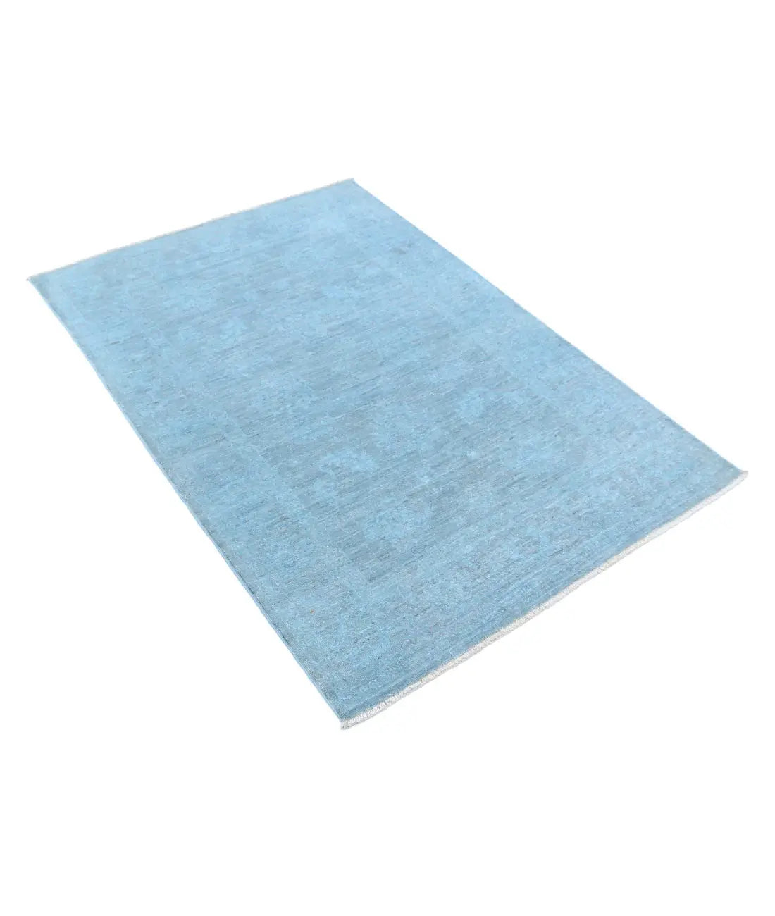 Hand Knotted Overdye Wool Rug - 3'2'' x 4'7'' - Arteverk Rugs Area rug