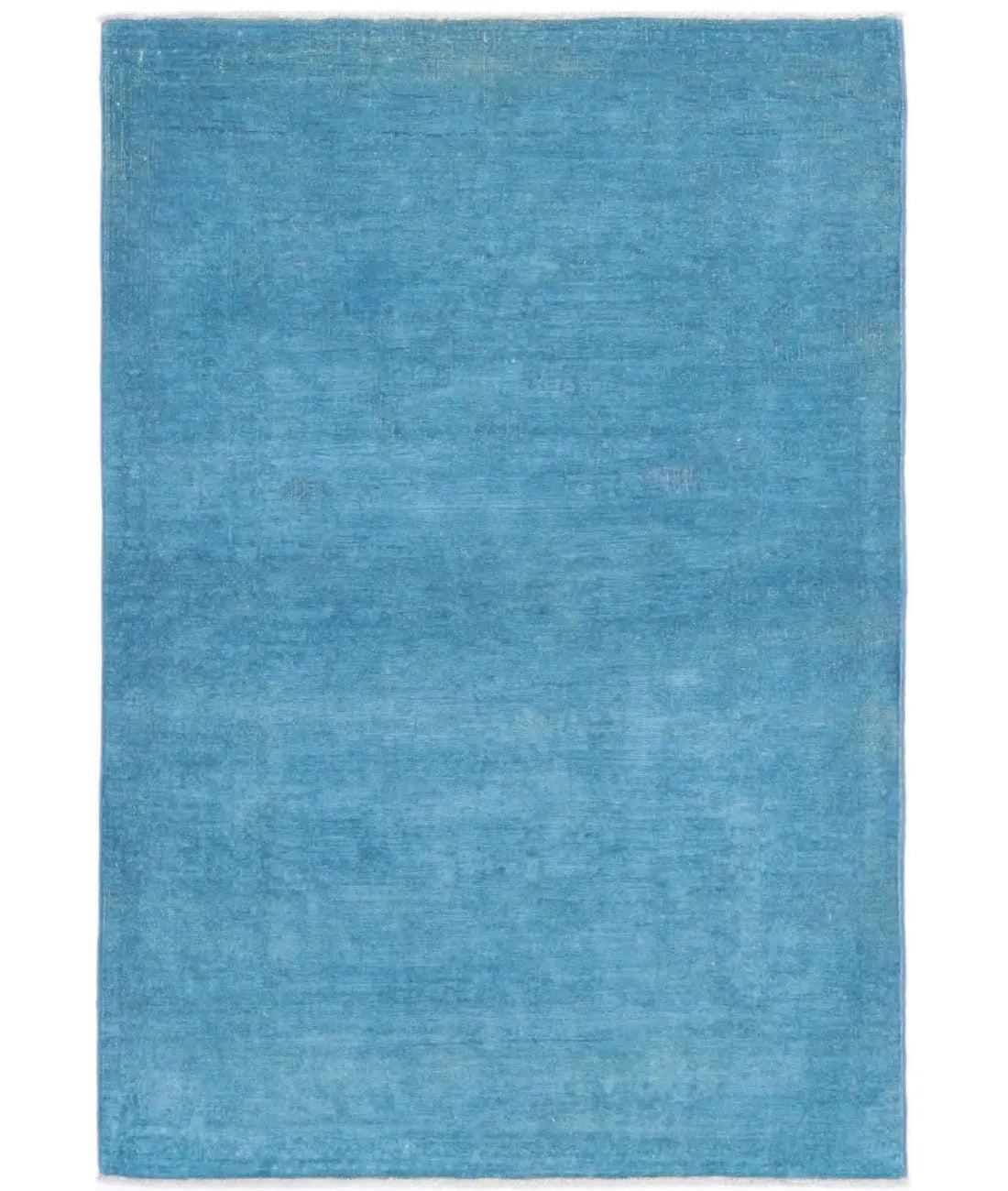 Hand Knotted Overdye Wool Rug - 3&#39;3&#39;&#39; x 4&#39;11&#39;&#39; - Arteverk Rugs Area rug