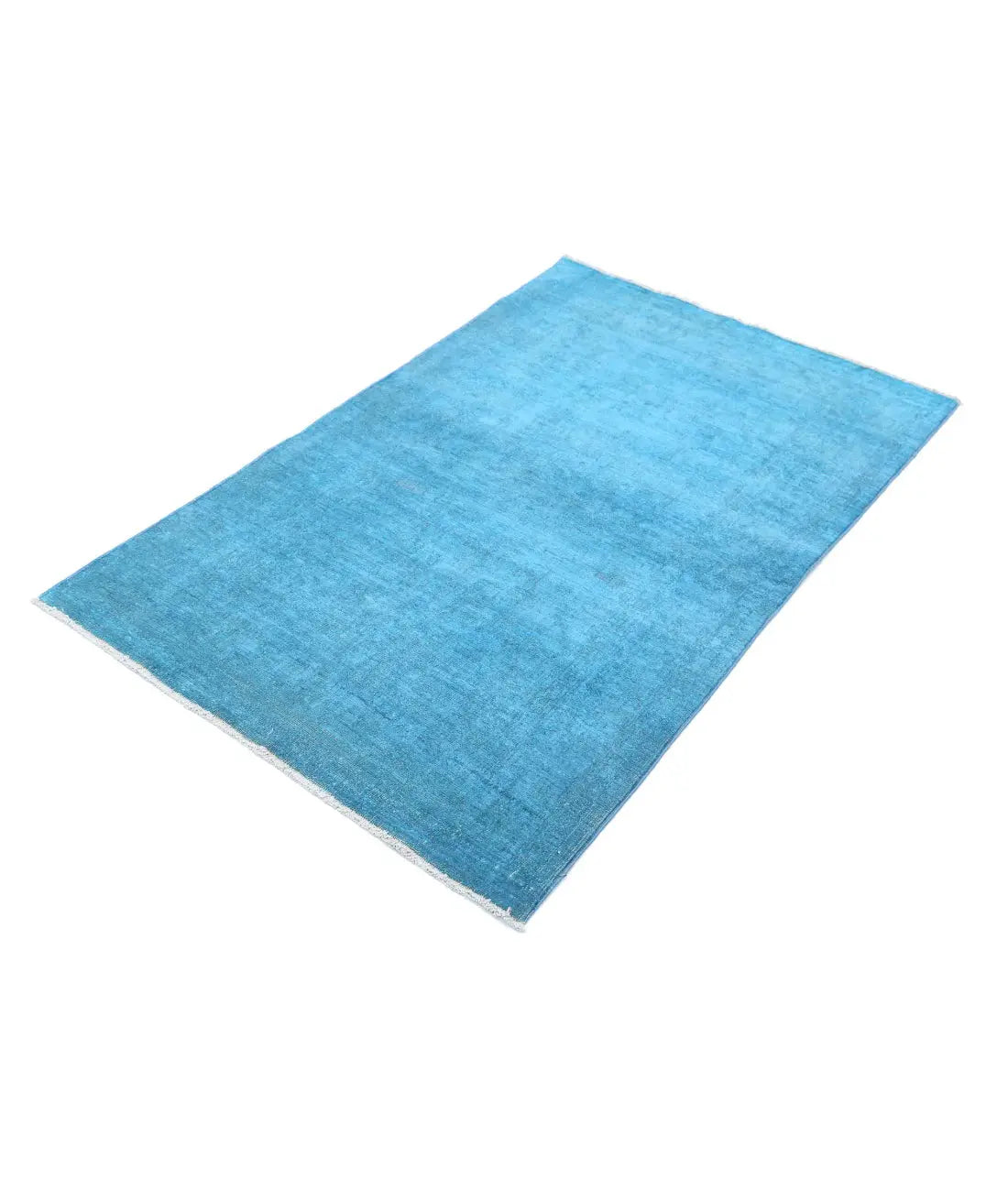 Hand Knotted Overdye Wool Rug - 3'3'' x 4'11'' - Arteverk Rugs Area rug