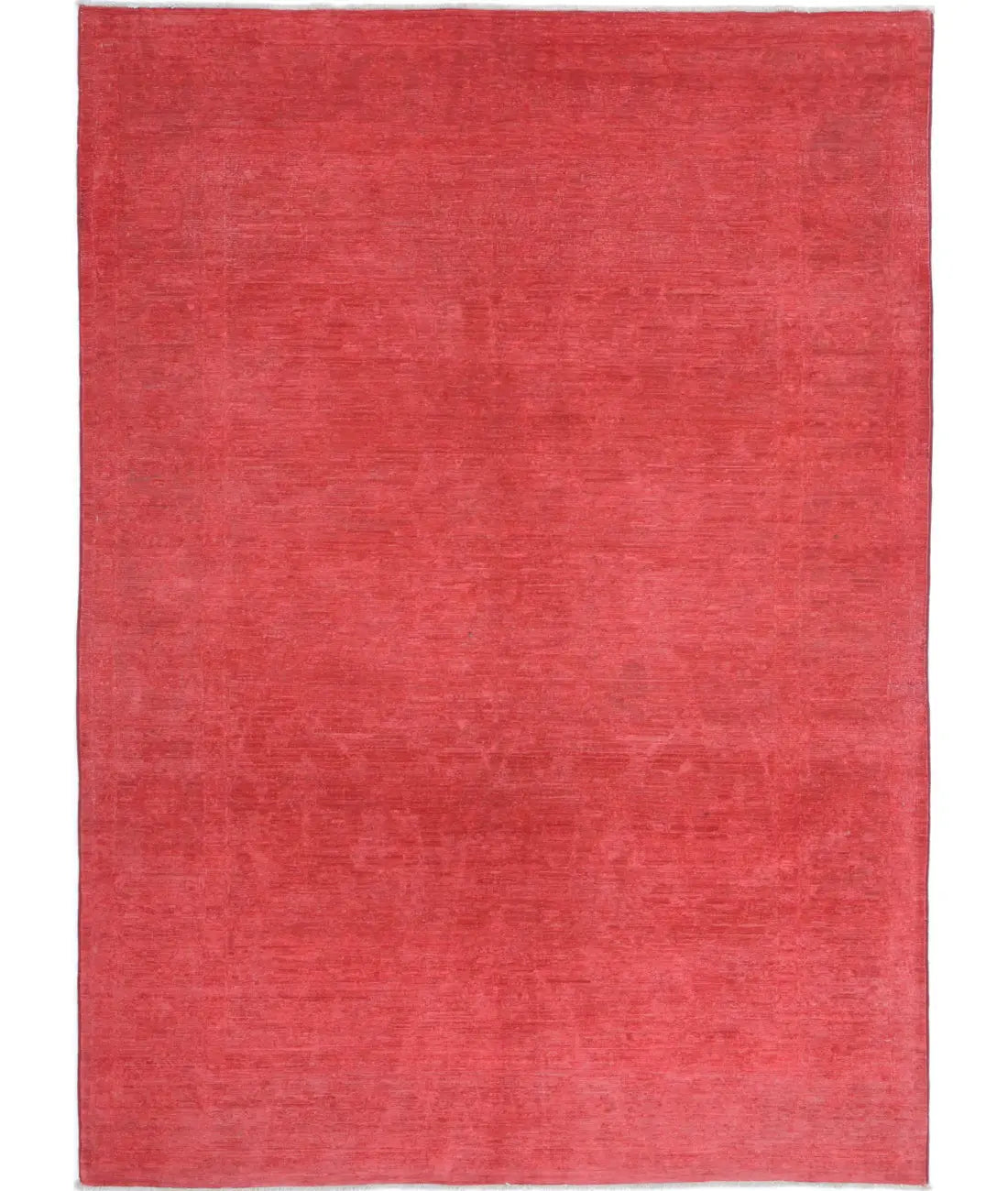 Hand Knotted Overdye Wool Rug - 4&#39;8&#39;&#39; x 6&#39;6&#39;&#39;