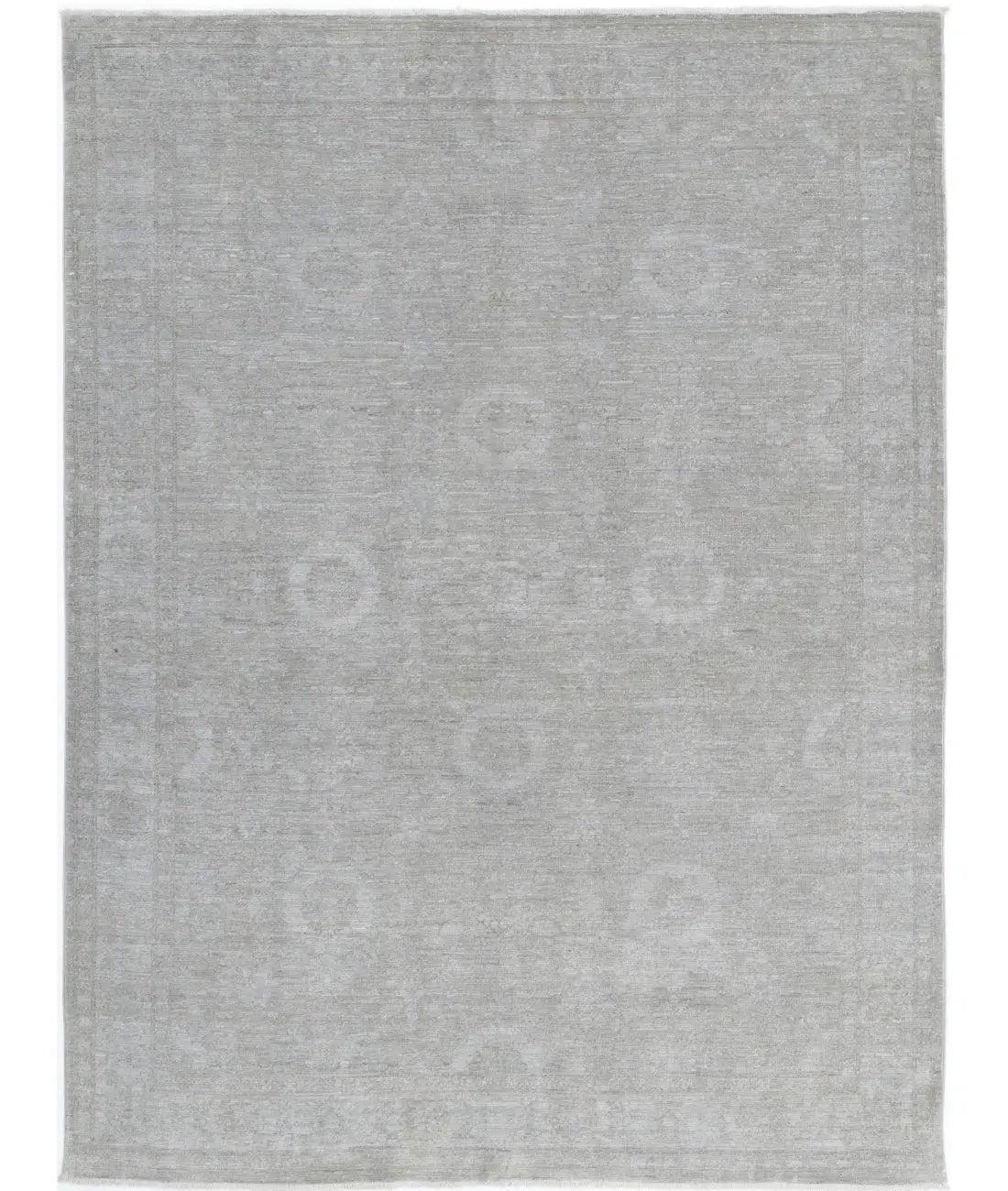 Hand Knotted Overdye Wool Rug - 4'9'' x 6'5''