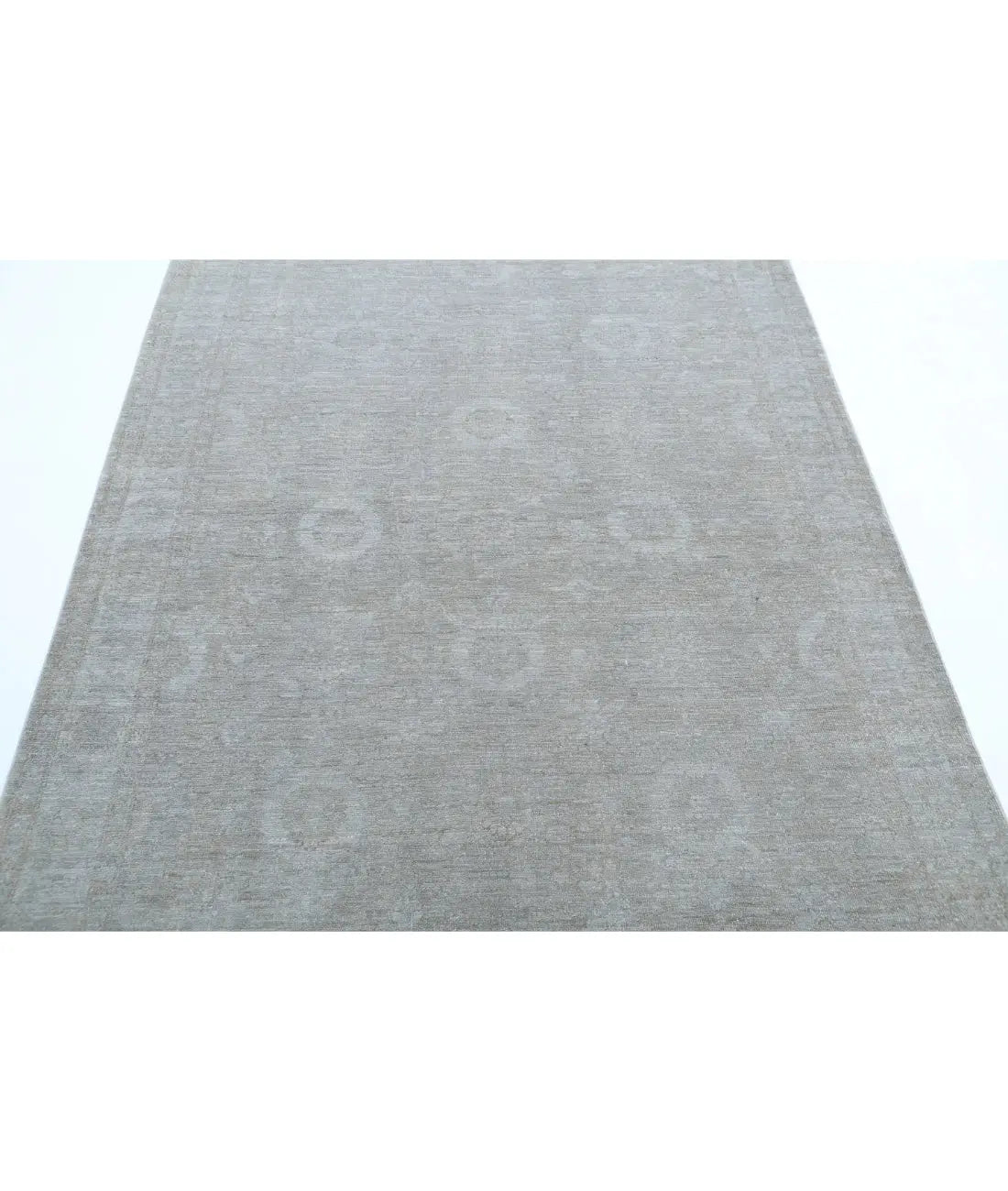 Hand Knotted Overdye Wool Rug - 4'9'' x 6'5''