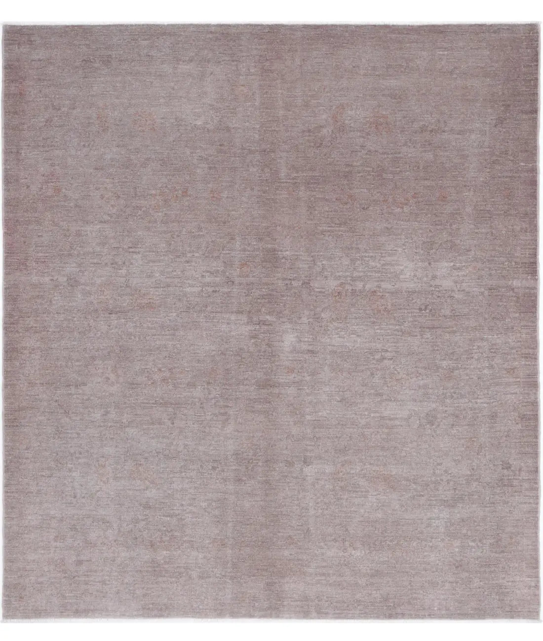 Hand Knotted Overdye Wool Rug - 5'10'' x 6'6''