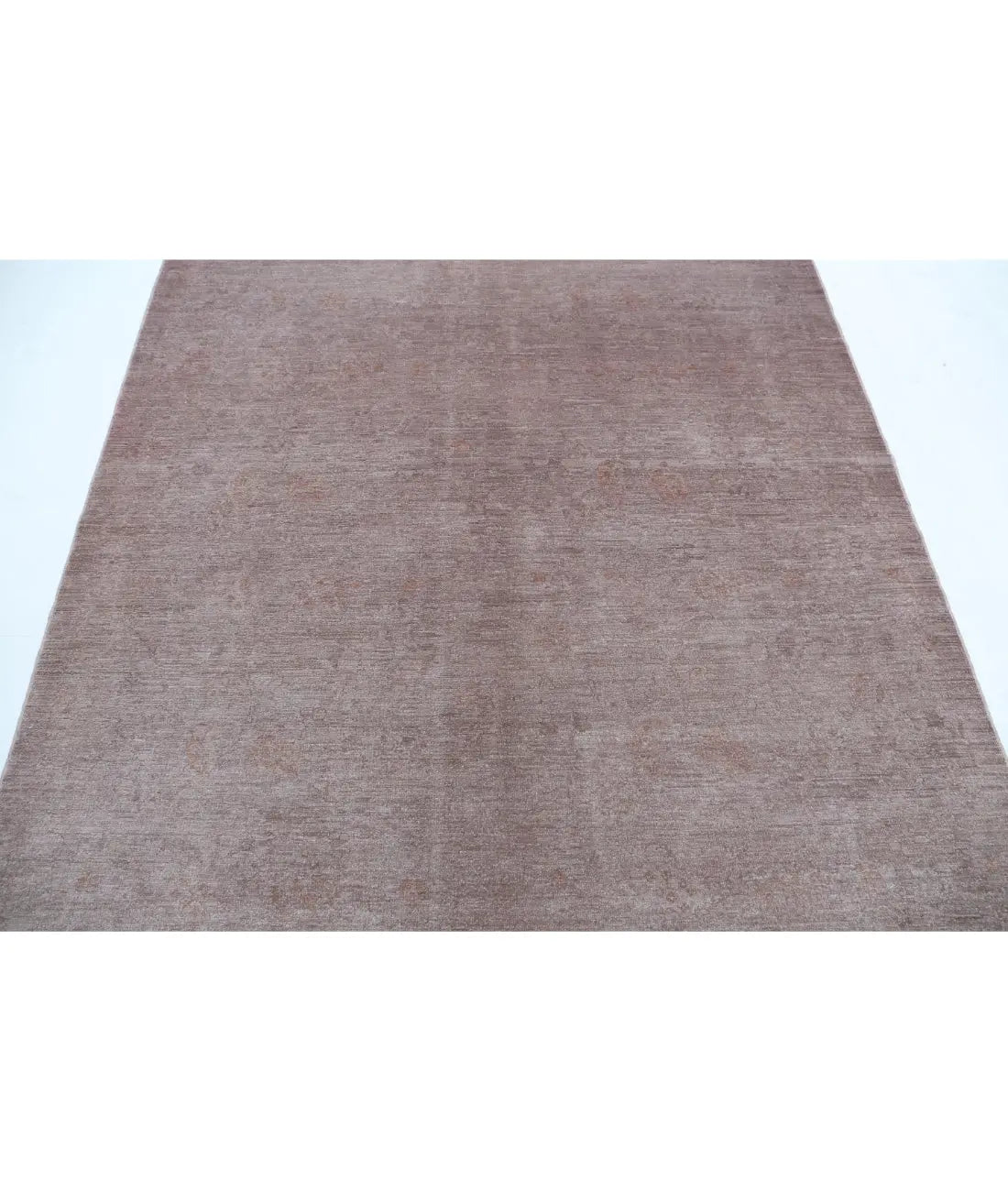 Hand Knotted Overdye Wool Rug - 5'10'' x 6'6''