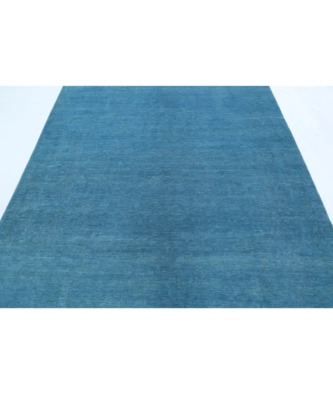 Hand Knotted Overdye Wool Rug - 5'11'' x 8'3''