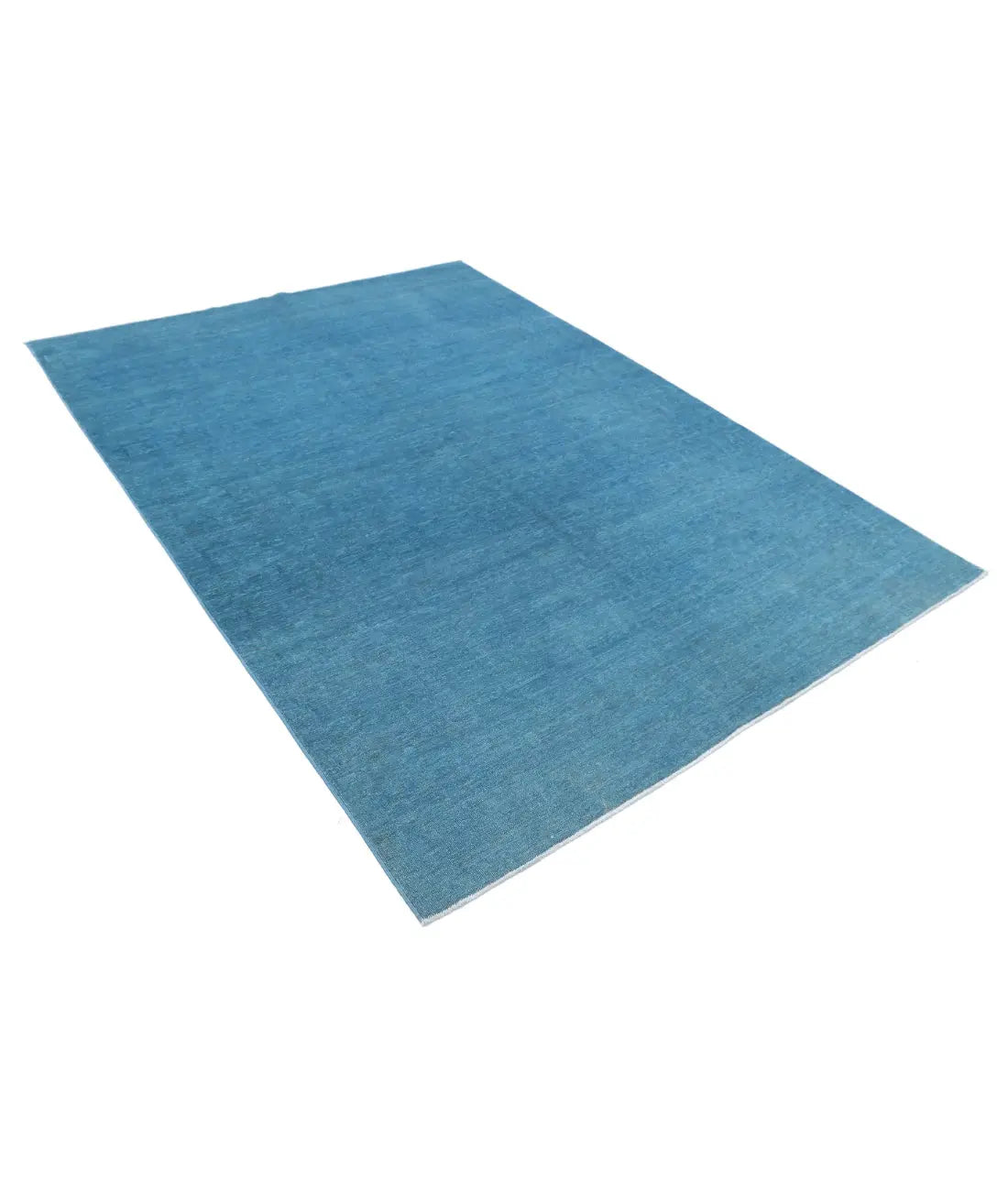 Hand Knotted Overdye Wool Rug - 5'11'' x 8'3''