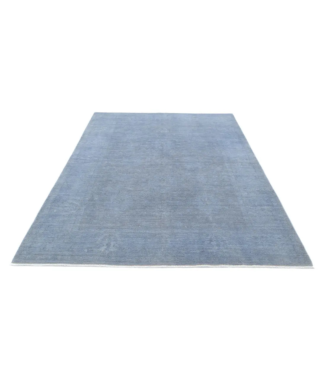 Hand Knotted Overdye Wool Rug - 5'11'' x 8'6''