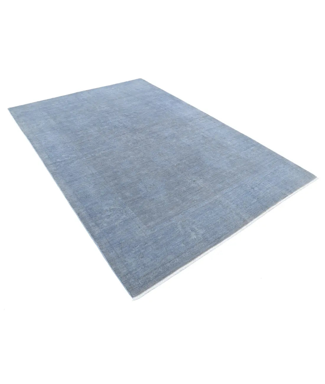 Hand Knotted Overdye Wool Rug - 5'11'' x 8'6''