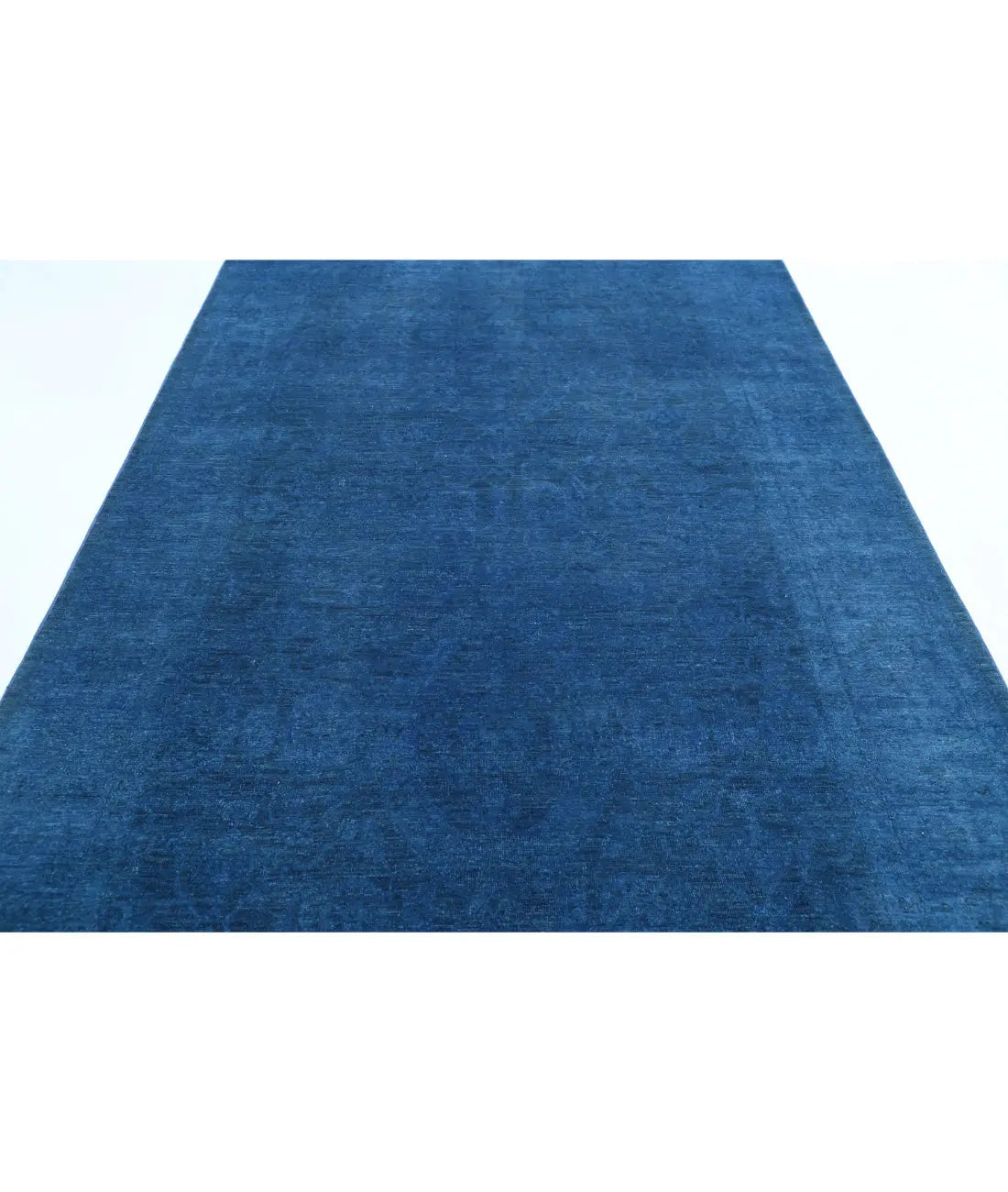 Hand Knotted Overdye Wool Rug - 5'11'' x 9'9''