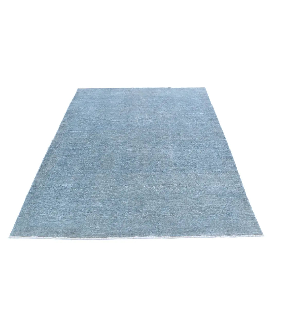 Hand Knotted Overdye Wool Rug - 5'2'' x 6'11'' - Arteverk Rugs Area rug