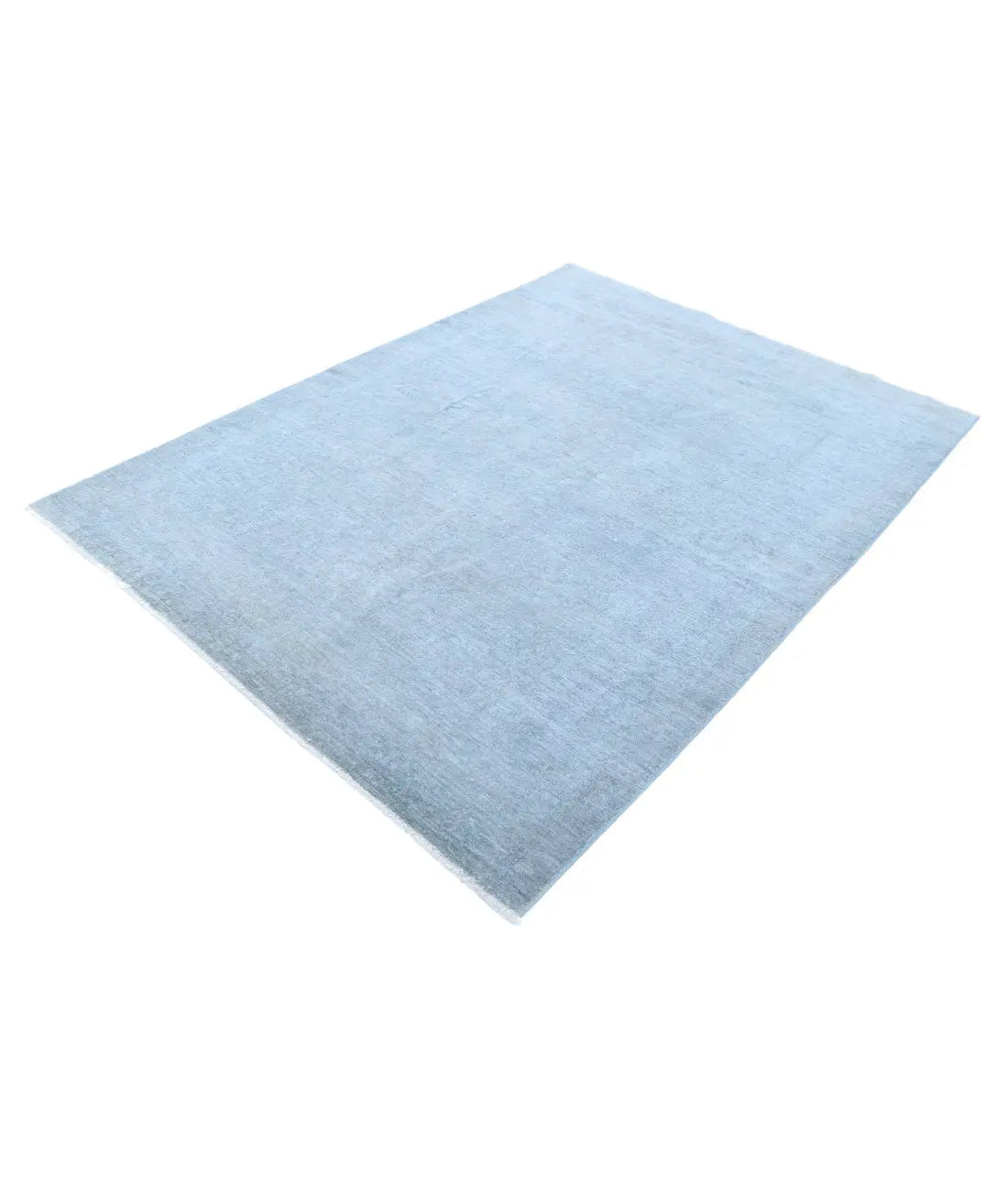 Hand Knotted Overdye Wool Rug - 5'2'' x 6'11'' - Arteverk Rugs Area rug