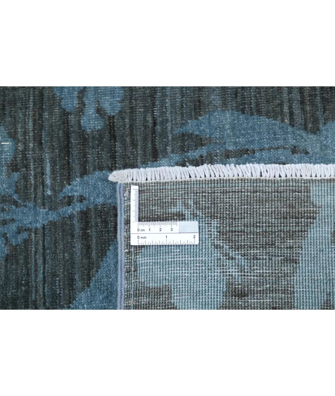 Hand Knotted Overdye Wool Rug - 5'4'' x 7'8''