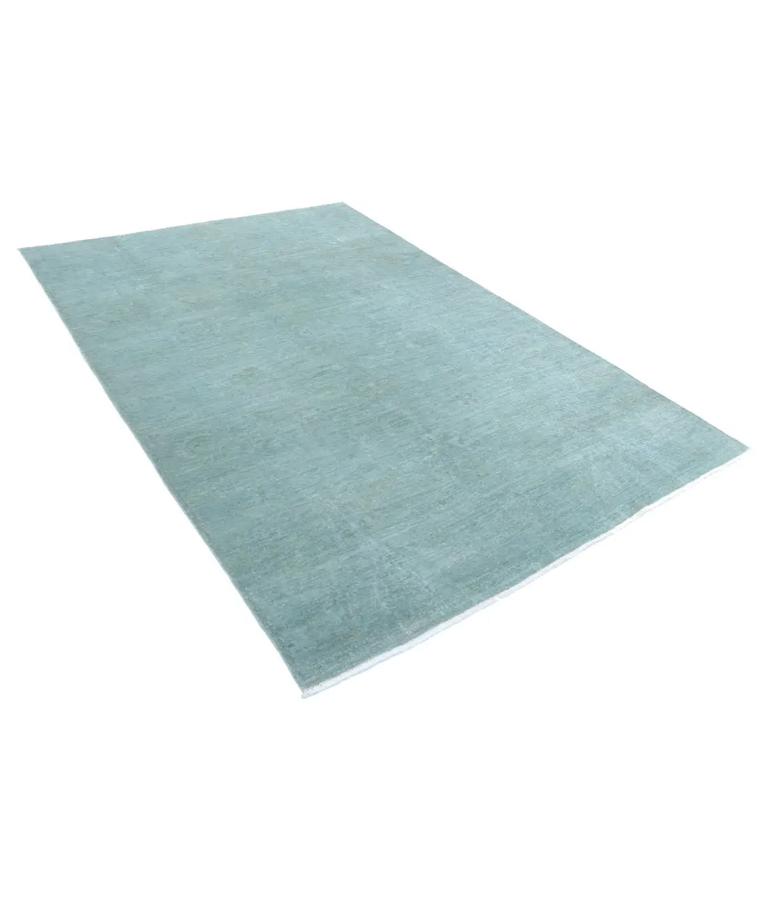 Hand Knotted Overdye Wool Rug - 6'0'' x 8'10'' - Arteverk Rugs Area rug