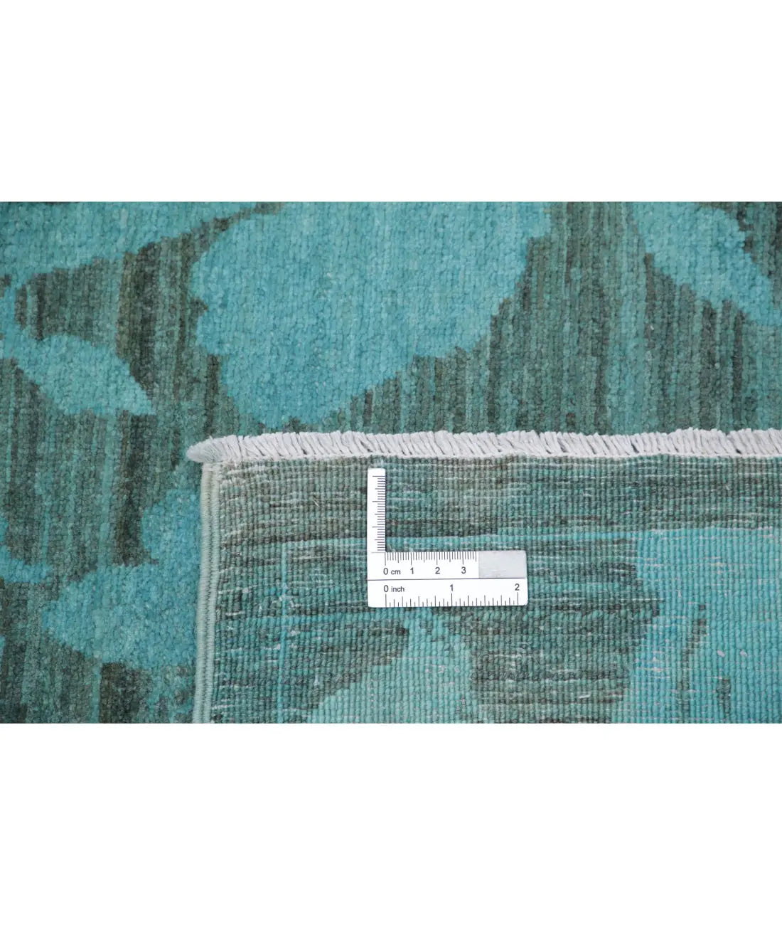 Hand Knotted Overdye Wool Rug - 6'1'' x 8'4''