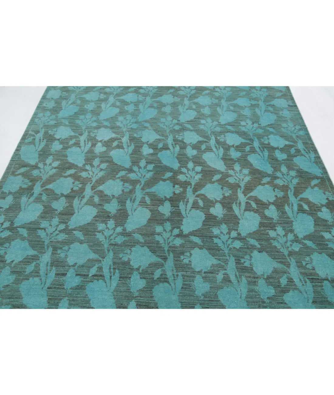 Hand Knotted Overdye Wool Rug - 6'1'' x 8'4''