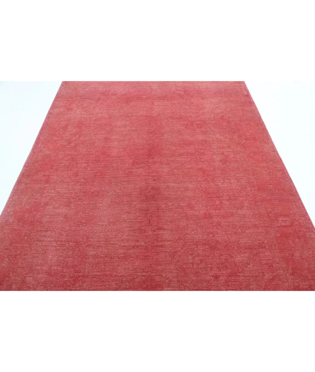 Hand Knotted Overdye Wool Rug - 6'1'' x 8'8''