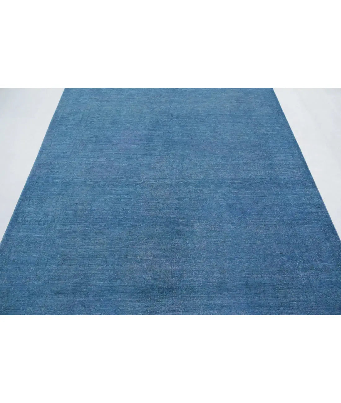 Hand Knotted Overdye Wool Rug - 6'2'' x 8'4''