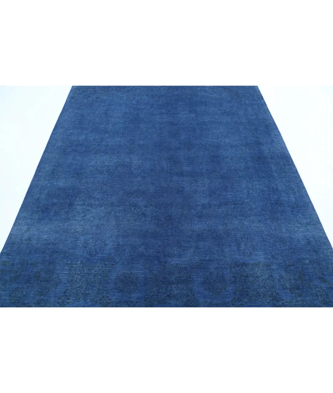 Hand Knotted Overdye Wool Rug - 6'3'' x 8'8''