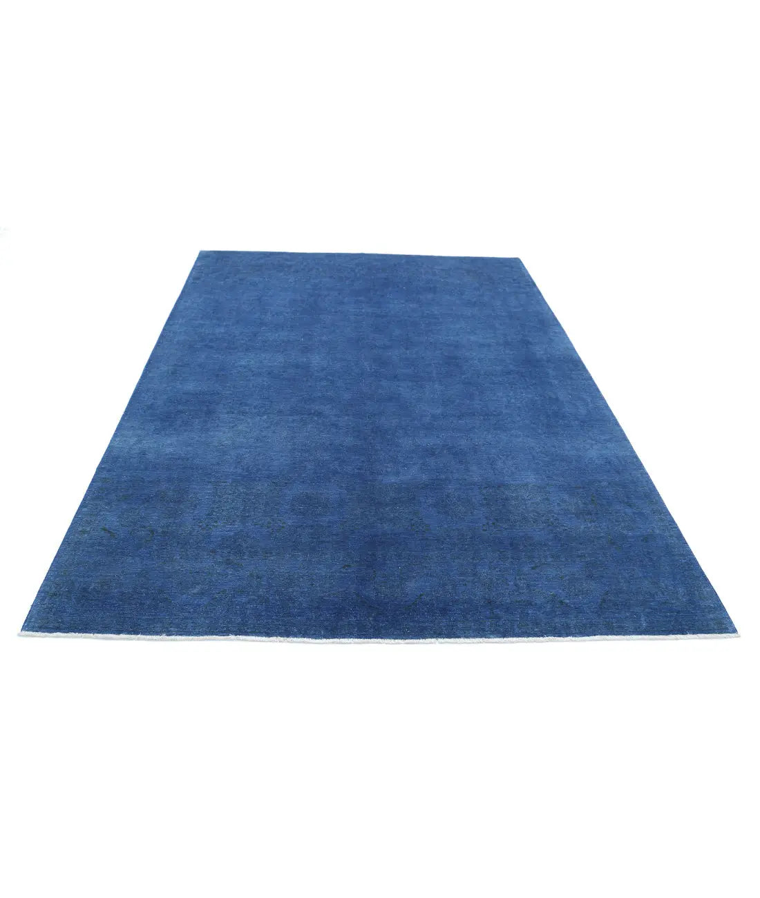 Hand Knotted Overdye Wool Rug - 6'3'' x 8'8''