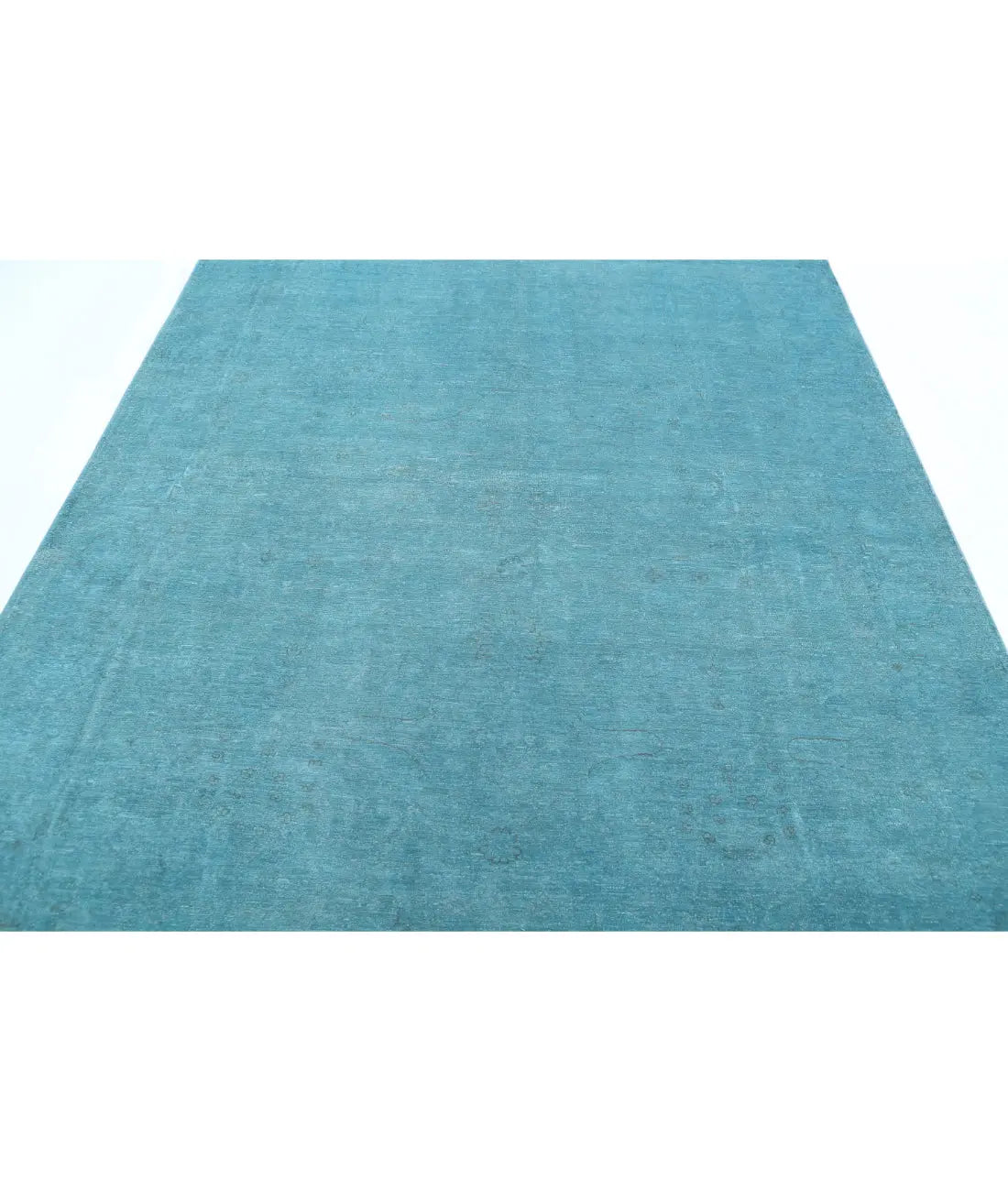 Hand Knotted Overdye Wool Rug - 6'9'' x 9'9''