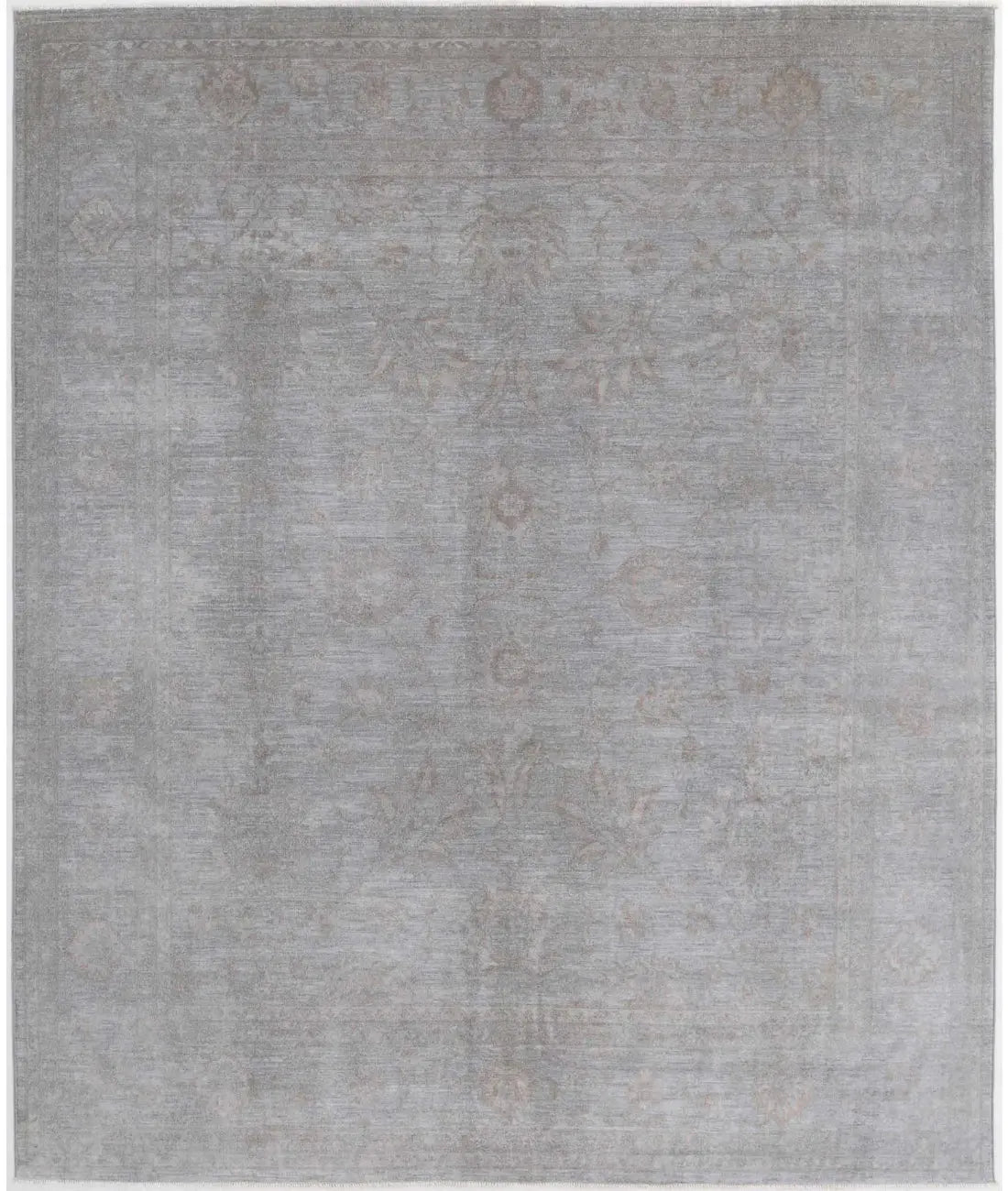 Hand Knotted Overdye Wool Rug - 7&#39;10&#39;&#39; x 9&#39;6&#39;&#39; - Arteverk Rugs Area rug