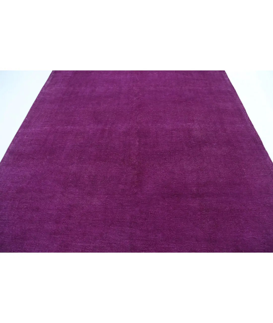 Hand Knotted Overdye Wool Rug - 7'11'' x 9'4''