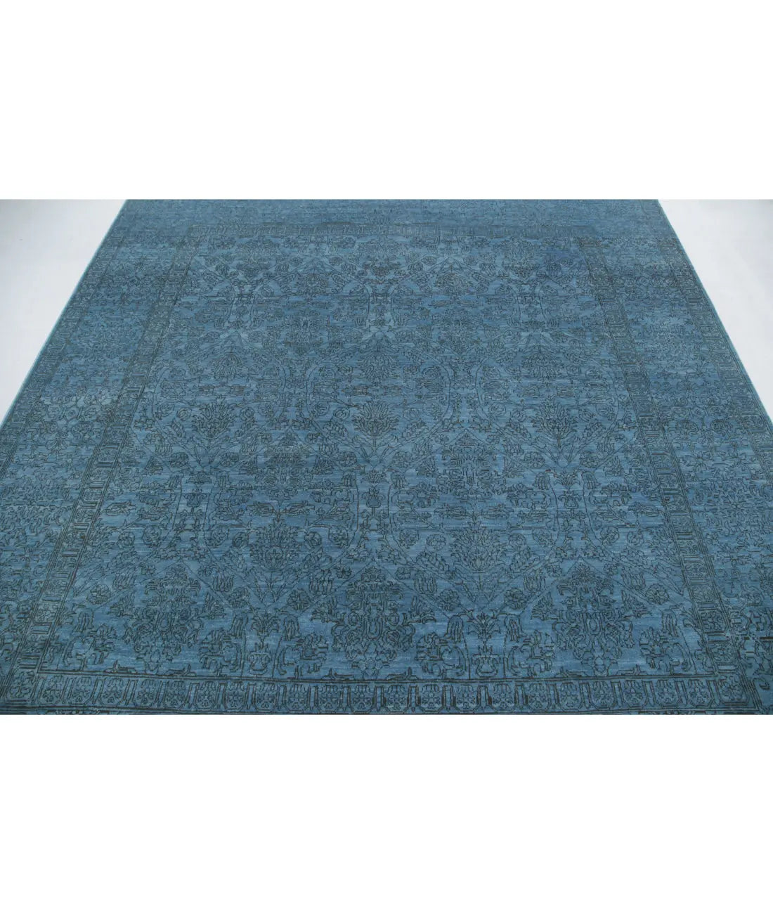 Hand Knotted Overdye Wool Rug - 7'9'' x 8'5''