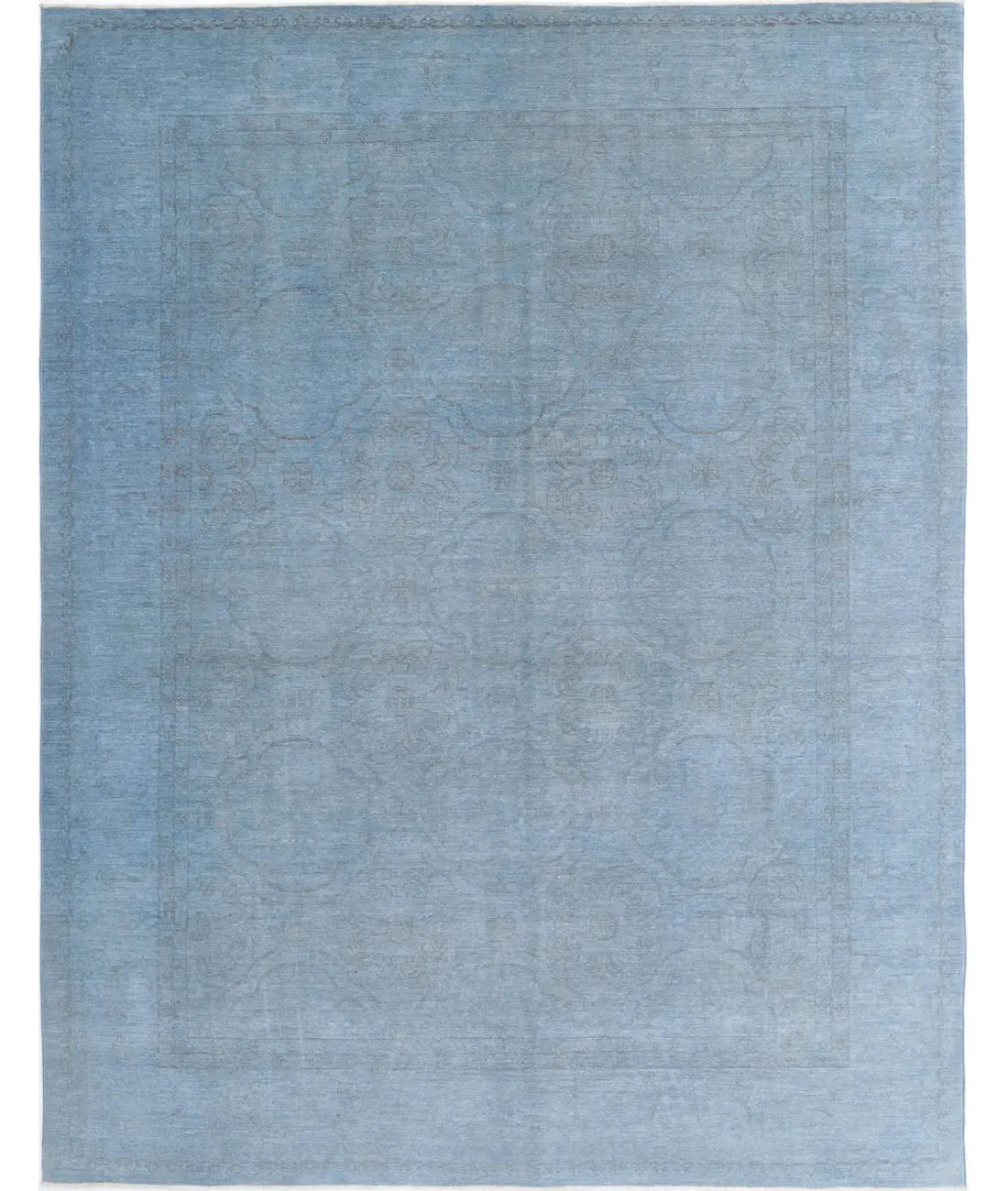 Hand Knotted Overdye Wool Rug - 8&#39;1&#39;&#39; x 10&#39;2&#39;&#39; - Arteverk Rugs Area rug