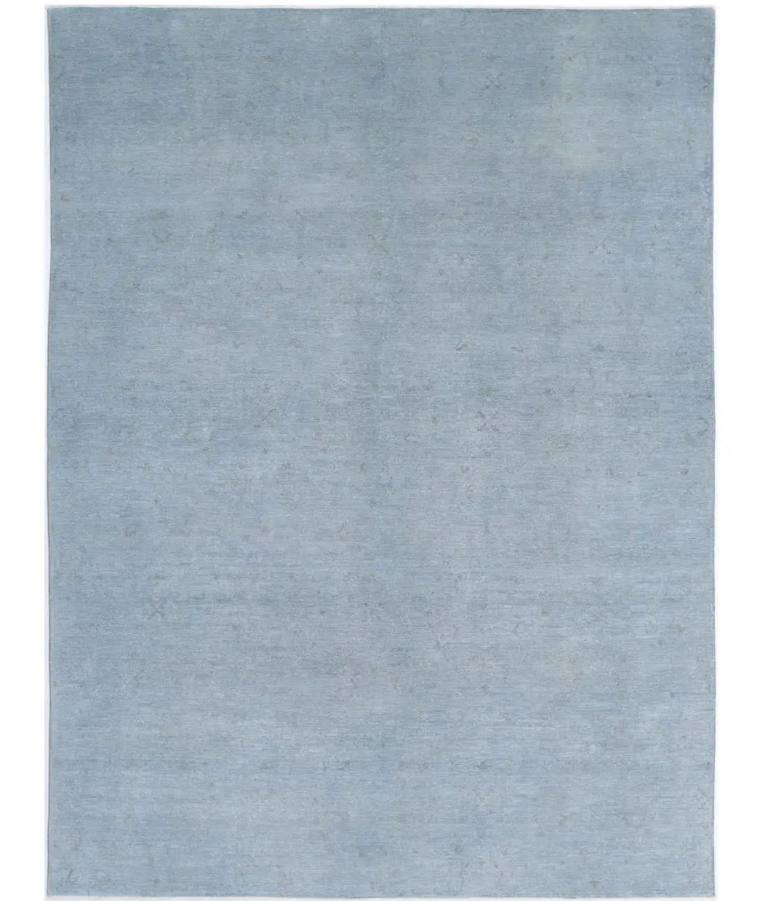 Hand Knotted Overdye Wool Rug - 8'5'' x 11'6''