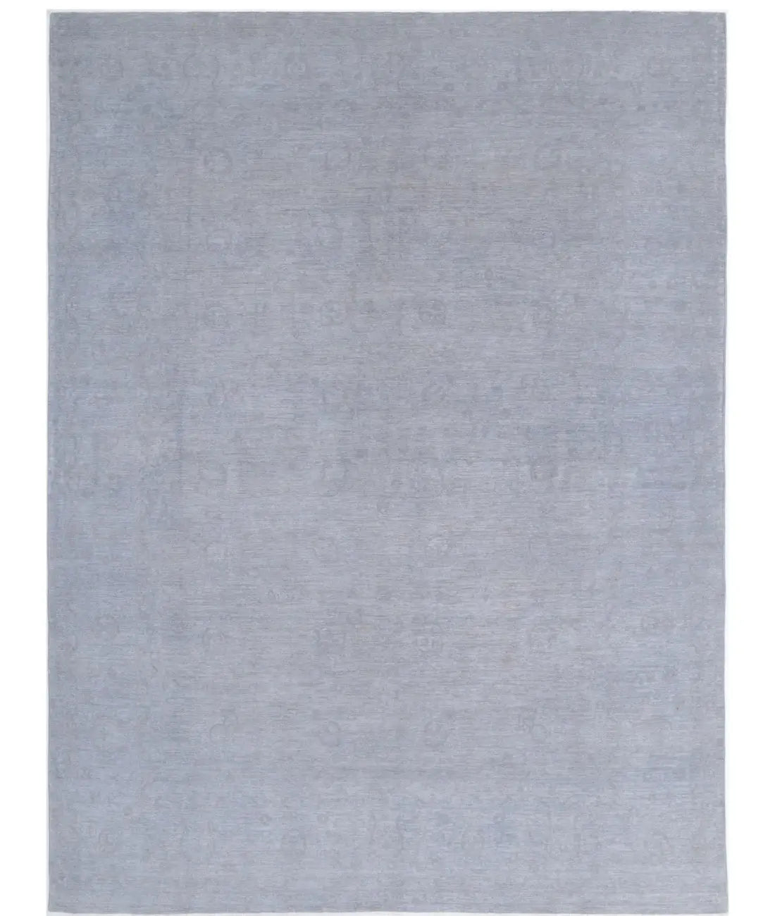 Hand Knotted Overdye Wool Rug - 9'0'' x 12'4''