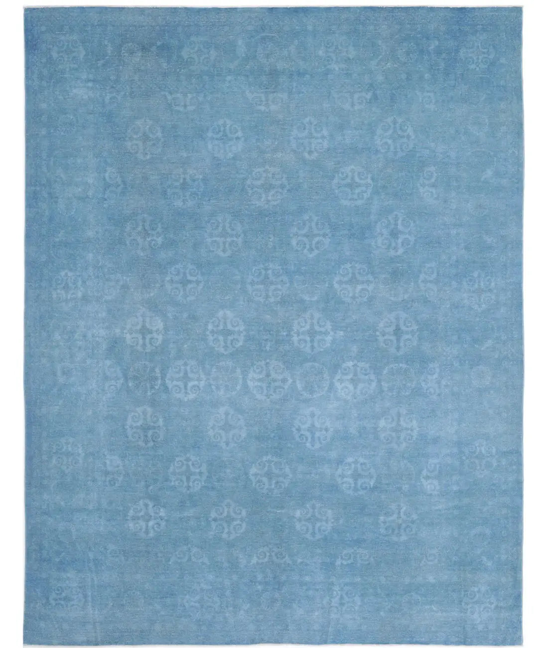 Hand Knotted Overdye Wool Rug - 9'10'' x 12'7''