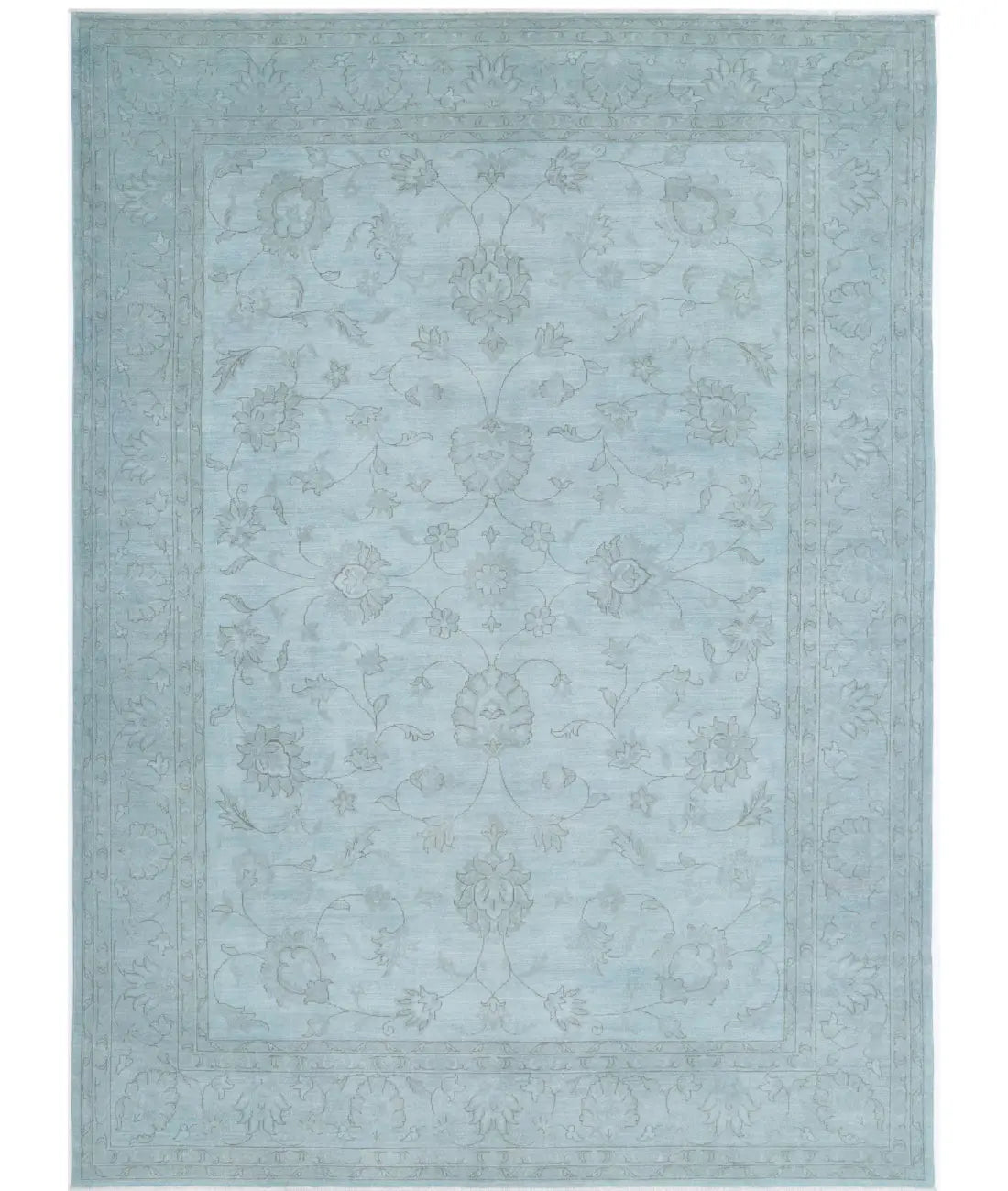 Hand Knotted Overdye Wool Rug - 9'11'' x 13'10''