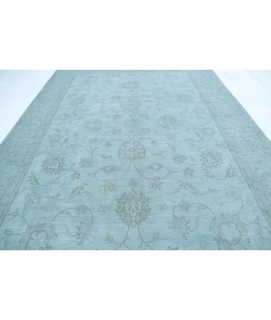 Hand Knotted Overdye Wool Rug - 9'11'' x 13'10''