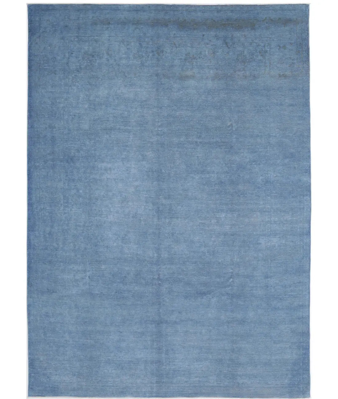 Hand Knotted Overdye Wool Rug - 9'11'' x 13'6''