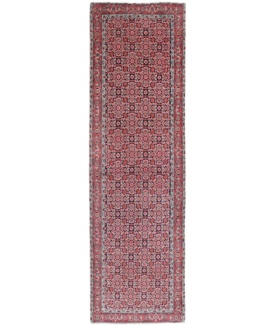 Hand Knotted Oriental Bijar Wool Rug - 2&#39;8&#39;&#39; x 9&#39;2&#39;&#39;