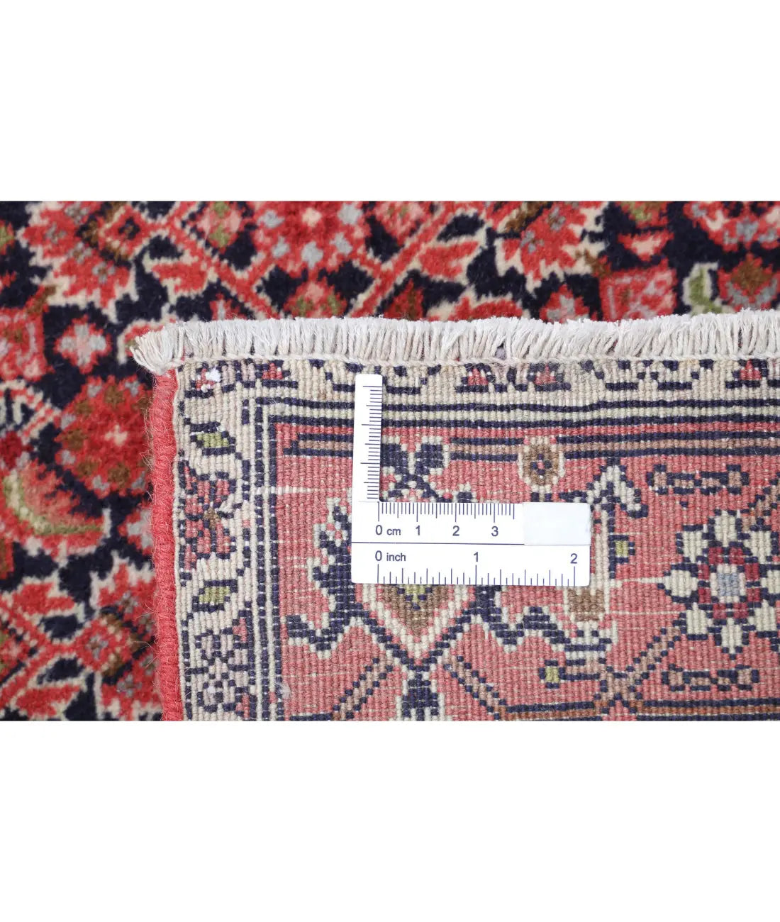 Hand Knotted Oriental Bijar Wool Rug - 2'8'' x 9'2''